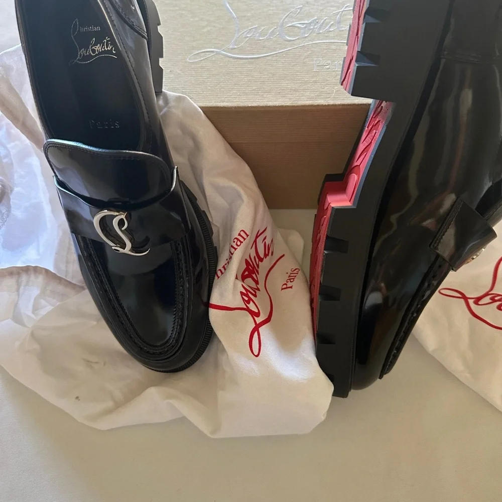 Christian Louboutin Leather Loafers